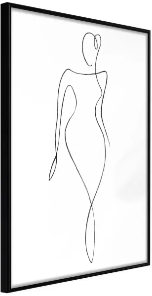 ARTGEIST Plakat med ramme - Impeccable Figure Guld 40x60